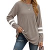 Fantaslook Womens Long Sleeve Tops Crewneck Sweatshirts Casual Color Block Tunic Tops Pullover