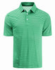 Thrilos Striped Golf Polo Shirts for Men Short Sleeve Performance Polo Dry Fit Print Casual Golf Shirts