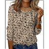 Fantaslook Blouses for Women Henley Long Sleeve Shirts Dressy Casual Fall Tops Work Blouses