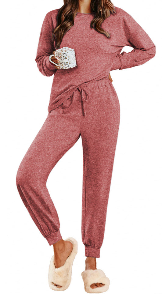 Fantaslook Womens Pajamas Sets Long Sleeve Top And Pant With Pockets Lounge Wear Set Oufits