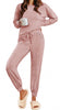 Fantaslook Womens Pajamas Sets Long Sleeve Top And Pant With Pockets Lounge Wear Set Oufits