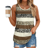 Fantaslook Pleated Tank Tops for Women Dressy Casual Sleeveless Blouses Floral Summer Tops