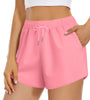 Fantaslook Womens Shorts High Waisted Athletic Shorts Casual Sweat Shorts Elastic Drawsting Running Shorts With Pockets