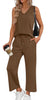 Fantaslook Womens Two Pieces Sets Summer Outfits Tank Tops and Wide Leg Pants Matching Sets Casual Loungewear