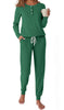 Fantaslook Pajamas Sets for Women Casual Lounge Set Long Sleeve Two Piece Set Buttom Down Shirts and Pants with Pockets Oufits