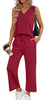 Fantaslook Womens Two Pieces Sets Summer Outfits Tank Tops and Wide Leg Pants Matching Sets Casual Loungewear