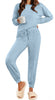 Fantaslook Womens Pajamas Sets Long Sleeve Top And Pant With Pockets Lounge Wear Set Oufits