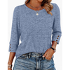 Fantaslook Womens 3/4 Sleeve Shirts with Buttons Dressy Casual Blouses Tunic Tops Fall Clothes