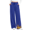 Fantaslook Womens Sweatpants Baggy Fleece Lined Wide Leg Sweatpants Drawstring Warm Lounge Pants with Pockets