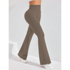 Fantaslook Flare Leggings for Women Sweater High Waist Yoga Pants Tummy Control Workout Pants