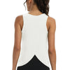Rosvigor Workout Tops for Women Open Back Loose Fit Tank Tops Women Athletic Yoga Shirts Gym Tops