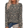 Fantaslook Plus Size Womens Long Sleeve Shirts Fall Tunic Tops Casual Crewneck Floral Blouses