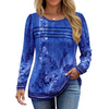 Fantaslook Long Sleeve Shirts for Women Fall Dressy Casual Blouses Fashion Pleated Tunic Tops