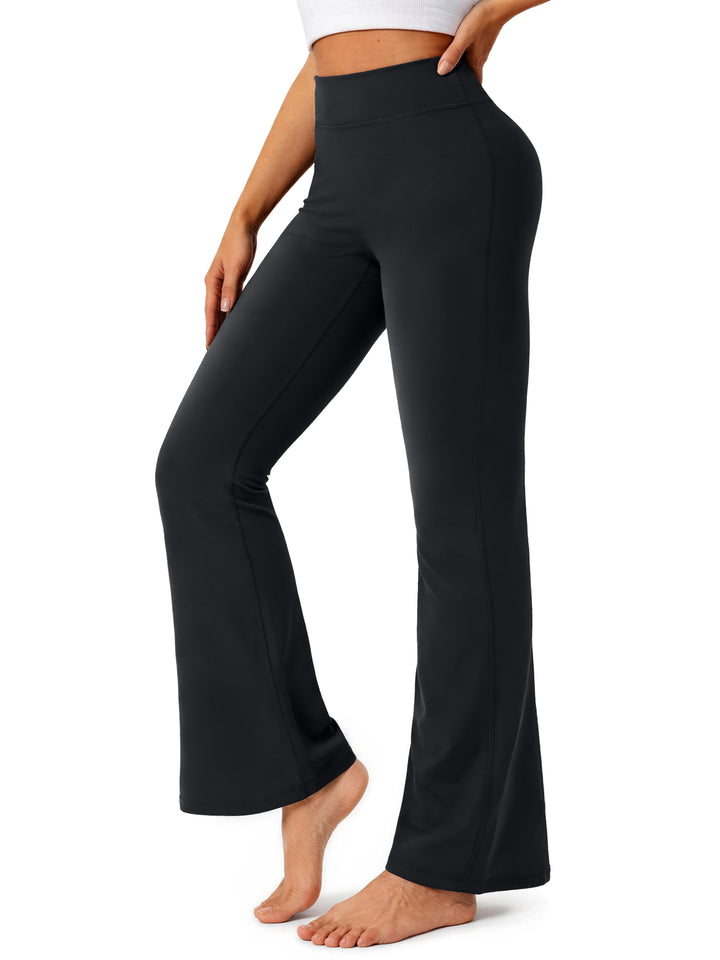 LovinYOGA Womens Flare Yoga Pants High Waisted Bootcut Leggings No Front Seam Buttery Soft Leggings for Workout Gym Casual