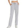 Fantaslook Womens Pants Stretch Knit Casual Lounge Pants Drawstring Athletic Work Pants with Pockets