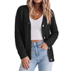 Fantaslook Knit Cardigan for Women Long Sleeve Open Front Sweaters Button Down Tops Casual Trendy Fall Outfits