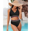 Rosvigor Plus Size Womens Bikini Sets High Waisted Swimsuit bikini Bathing Suit for Women Two Pieces Swimwear