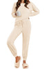 Fantaslook Womens Pajamas Sets Long Sleeve Top And Pant With Pockets Lounge Wear Set Oufits