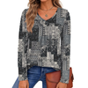 Fantaslook Womens Tops Dressy Casual Pleated Blouses V Neck Long Sleeve Shirts Fall Tunic Tops