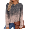 Fantaslook Womens Long Sleeve Shirts Fall Tunic Tops Casual Crewneck Floral Blouses
