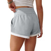 Rosvigor Womens High Waisted Shorts Cotton Shorts for Women Casual Shorts with Pockets