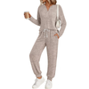 Fantaslook Womens Pajamas Sets Long Sleeve Matching Lounge Set Fall Travel Outfits Jogger Sweatsuits with Pocket Button Down Sleepwear
