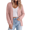 Fantaslook Knit Cardigan for Women Long Sleeve Open Front Sweaters Button Down Tops Casual Trendy Fall Outfits