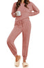 Fantaslook Womens Pajamas Sets Long Sleeve Top And Pant With Pockets Lounge Wear Set Oufits