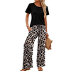 Fantaslook Two Piece Sets for Women Summer Vacation Outfits Boho Lounge Sets Beach Airport Travel Matching Clothing