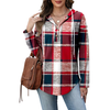 Fantaslook V Neck Button Sweatshirt for Women Pullover Long Sleeve Shirts Fall Fashion Tunic Tops