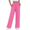 Fantaslook Wide Leg Sweatpants for Women Casual High Waisted Baggy Sweatpants Drawstring Workout Pants with Pockets Fashion Outfits