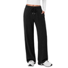 Fantaslook Fall Wide Leg Pants for Women Dressy Casual Lounge Pants Stretchy Elastic Drawstring Trousers with Pockets