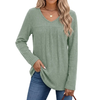 Fantaslook Long Sleeve Shirts for Women V Neck Lightweight Sweaters Casual Fall Tunic Tops Fashion Spring Clothes