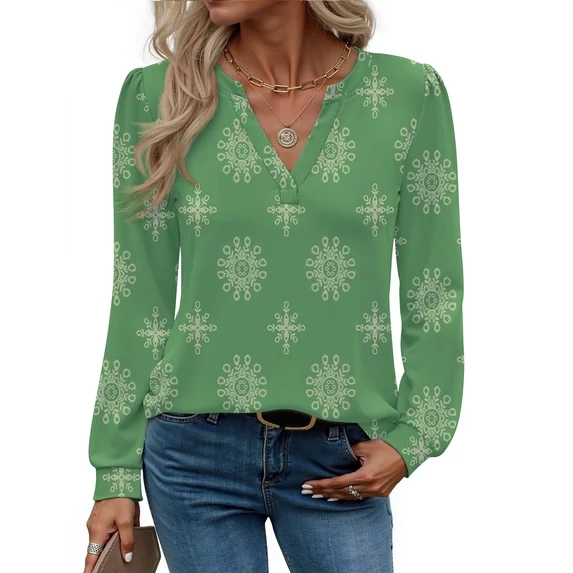 Fantaslook Womens Tops Long Sleeve V Neck Blouses Business Casual Shirts Fall Fashion Dressy Tops