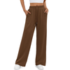 Fantaslook Wide Leg Sweatpants for Women Casual High Waisted Baggy Sweatpants Drawstring Workout Pants with Pockets Fashion Outfits