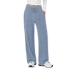 Fantaslook Fall Wide Leg Pants for Women Dressy Casual Lounge Pants Stretchy Elastic Drawstring Trousers with Pockets