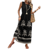 Fantaslook Summer Dresses for Women Sleeveless Casual Long Dress Beach Vacation Sundresses with Pockets