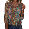 Fantaslook Henley Long Sleeve Shirts for Women Casual V Neck Fall Tops Dressy Work Blouses