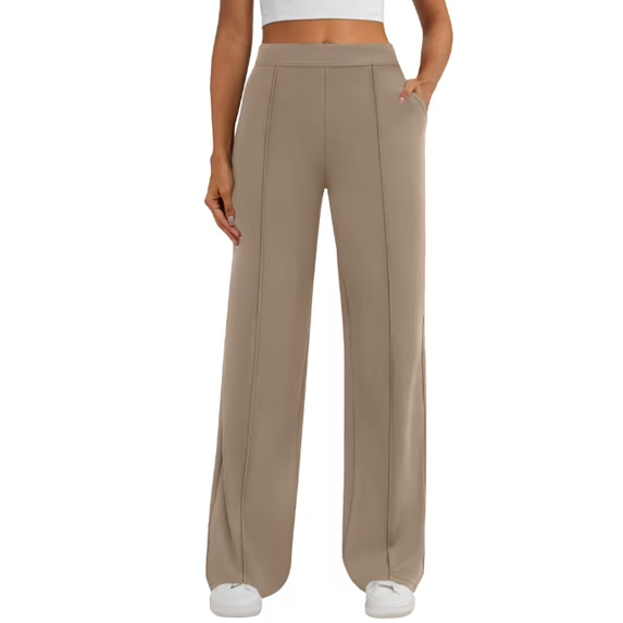 Fantaslook Womens Dress Work Pants Business Casual Stretchy Pants High Waisted Trousers with Pockets