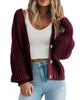 Fantaslook Knit Cardigan for Women Long Sleeve Open Front Sweaters Button Down Tops Casual Trendy Fall Outfits