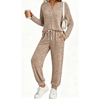 Fantaslook Womens Pajamas Sets Long Sleeve Matching Lounge Set Fall Travel Outfits Jogger Sweatsuits with Pocket Button Down Sleepwear