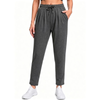 Fantaslook Women Joggers Pants High Waisted Drawstring Tapered Sweatpants Pleated Workout Lounge Pants with Pockets