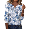 Fantaslook Henley Long Sleeve Shirts for Women Casual V Neck Fall Tops Dressy Work Blouses