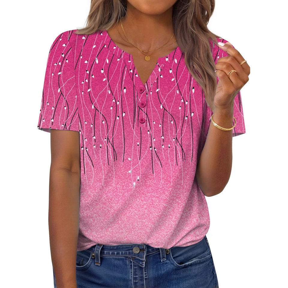 Fantaslook Womens Blouses Dressy Casual Tops Summer Short Sleeve V Neck Shirts Business Work Blouses