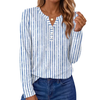 Fantaslook Henley Long Sleeve Shirts for Women Casual V Neck Fall Tops Dressy Work Blouses