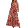 Fantaslook Summer Dresses for Women Sleeveless Casual Long Dress Beach Vacation Sundresses with Pockets