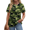 Fantaslook Womens Summer Tops Dressy Casual Short Sleeve Shirts Crew Neck Tunic Floral Blouses