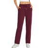 Fantaslook Womens Pants Stretch Knit Casual Lounge Pants Drawstring Athletic Work Pants with Pockets