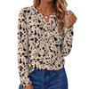 Fantaslook Henley Long Sleeve Shirts for Women Casual V Neck Fall Tops Dressy Work Blouses