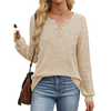 Fantaslook Henley Long Sleeve Shirts for Women Casual Tunic Tops Fall Dressy Blouses Lightweight Pullover